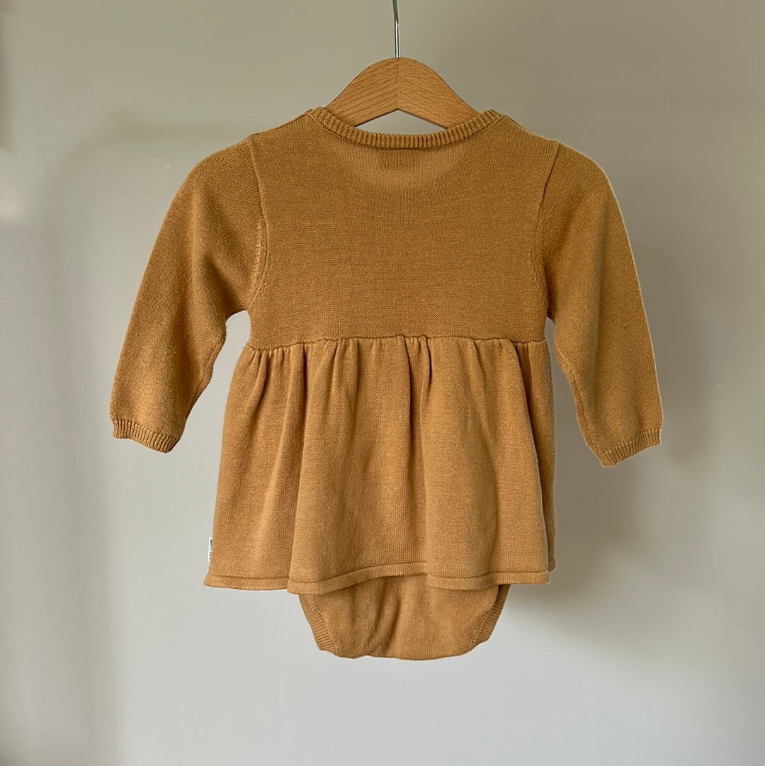 Wollkleid mit Body - Gr. 68