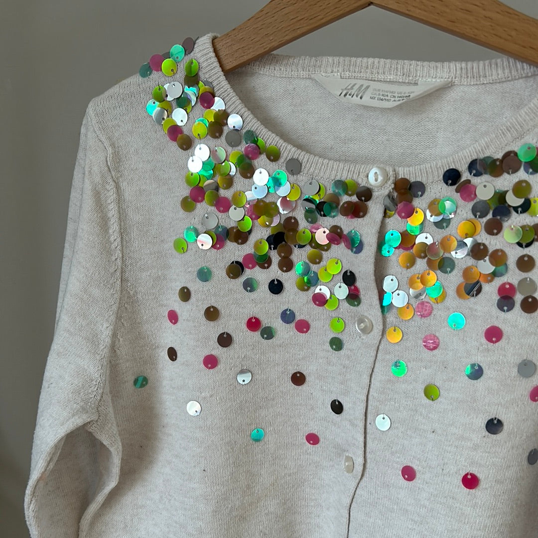 H&M Strickjacke - Gr. 134/140