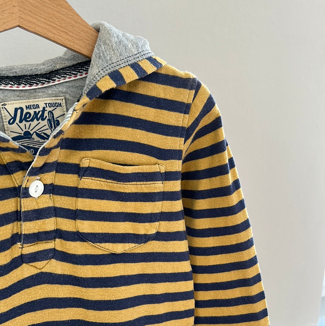 Shirt mit Kapuze - Gr. 92