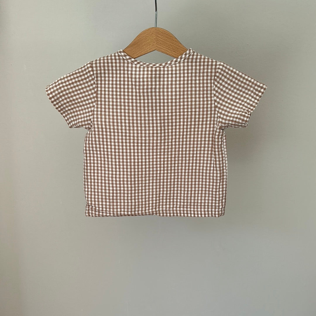 kurzärmlige Bluse -Gr. 74