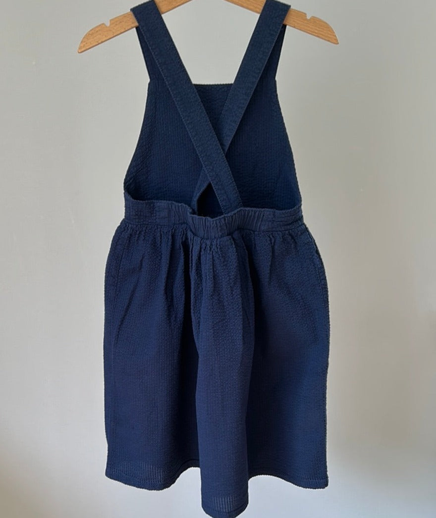 H&M Musselin Latzkleid - Gr. 116