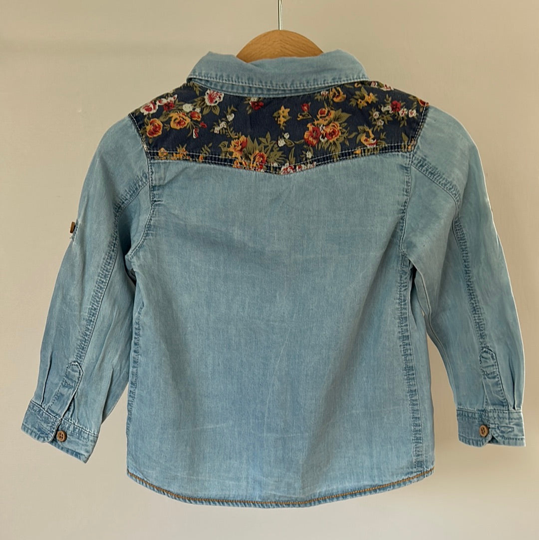 ZARA Jeans Bluse - Gr. 92