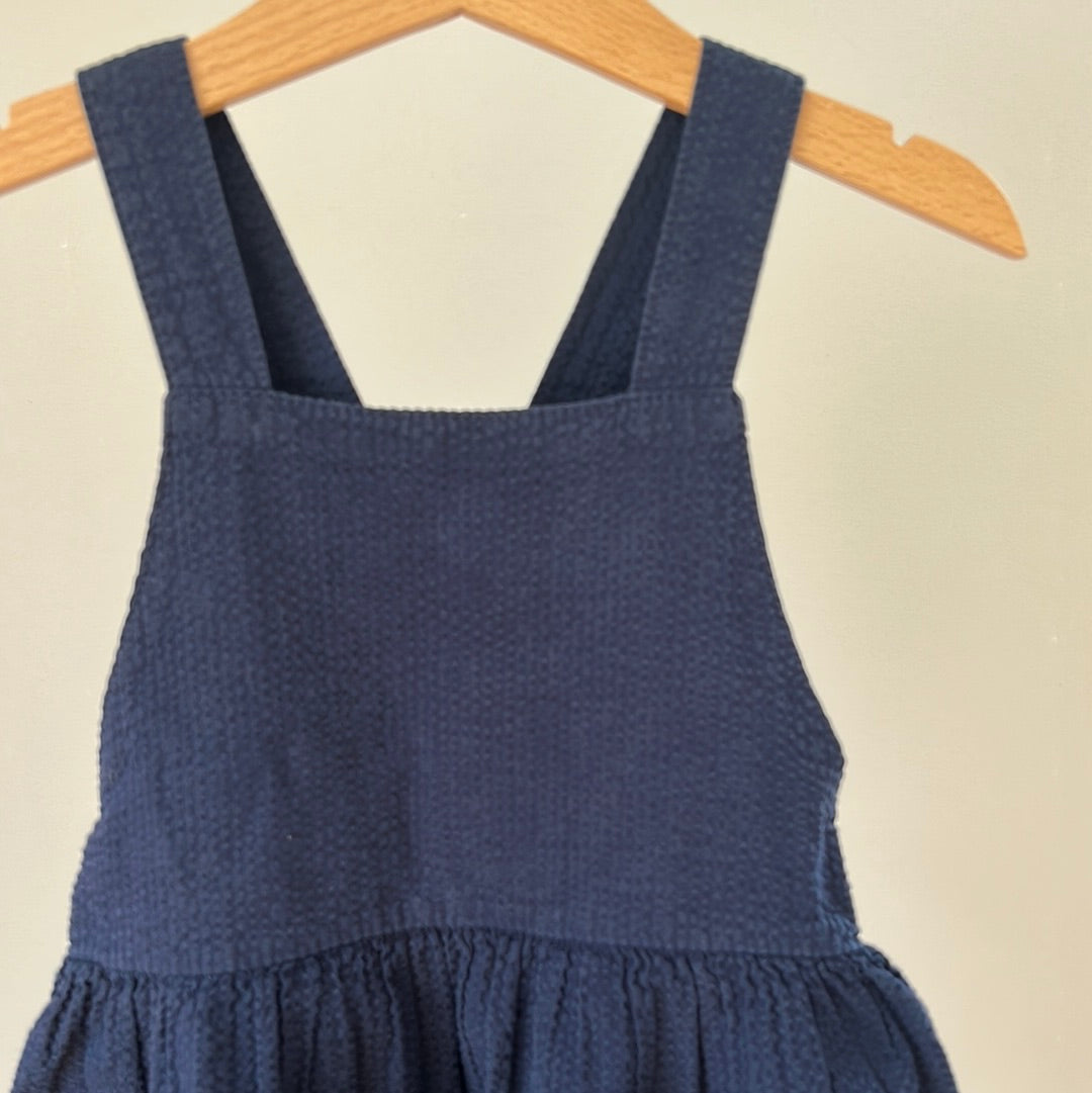 H&M Musselin Latzkleid - Gr. 116
