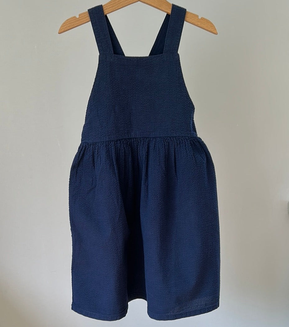 H&M Musselin Latzkleid - Gr. 116
