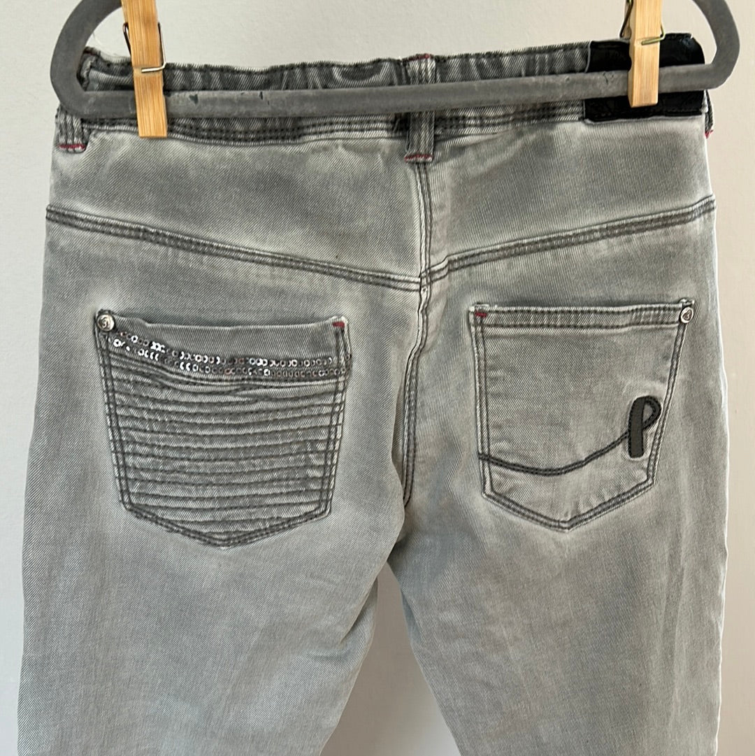 Jeans im Bikerstil - Gr. 134