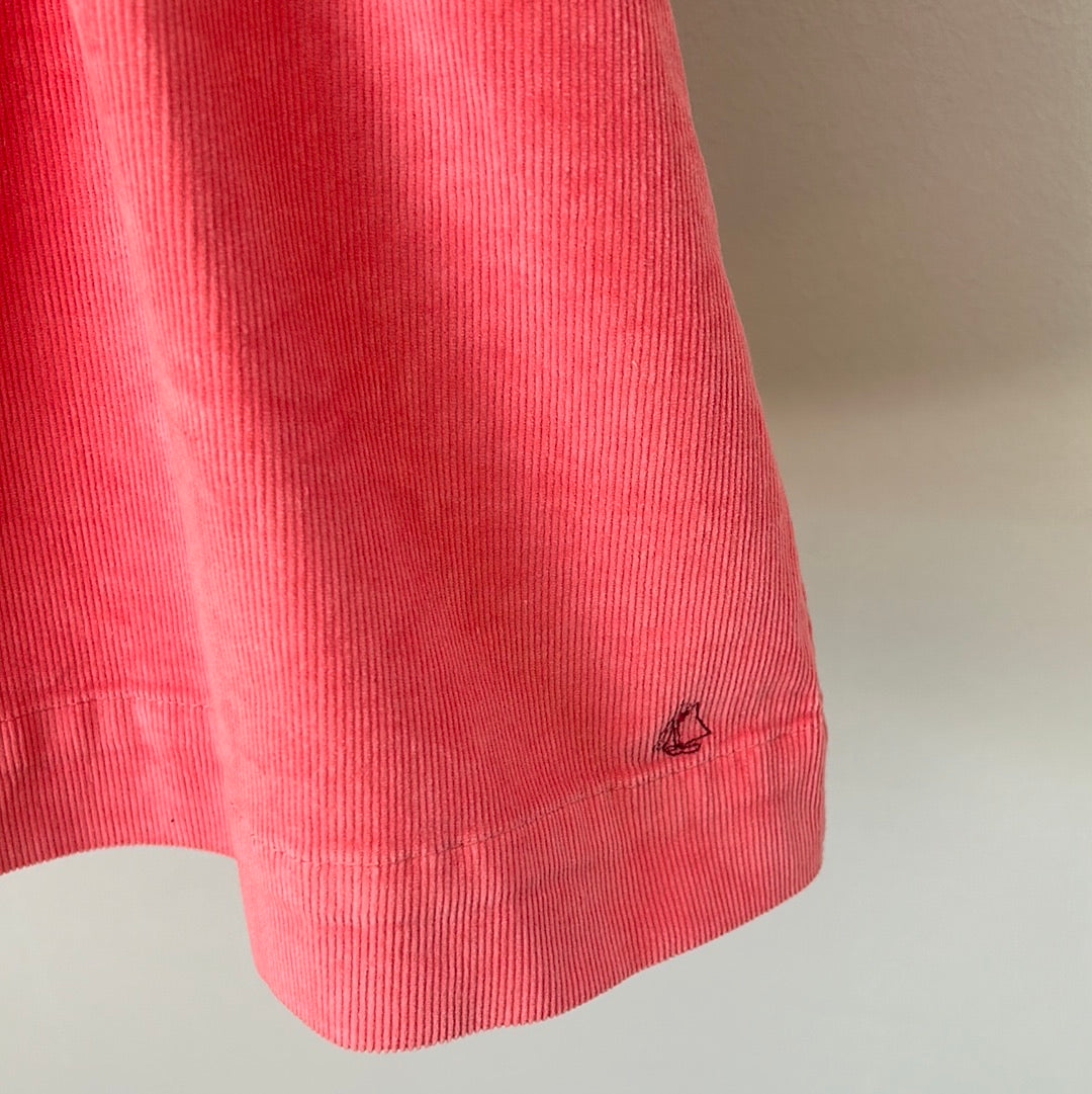Petit Bateau Cord-Kleid - Gr. 74