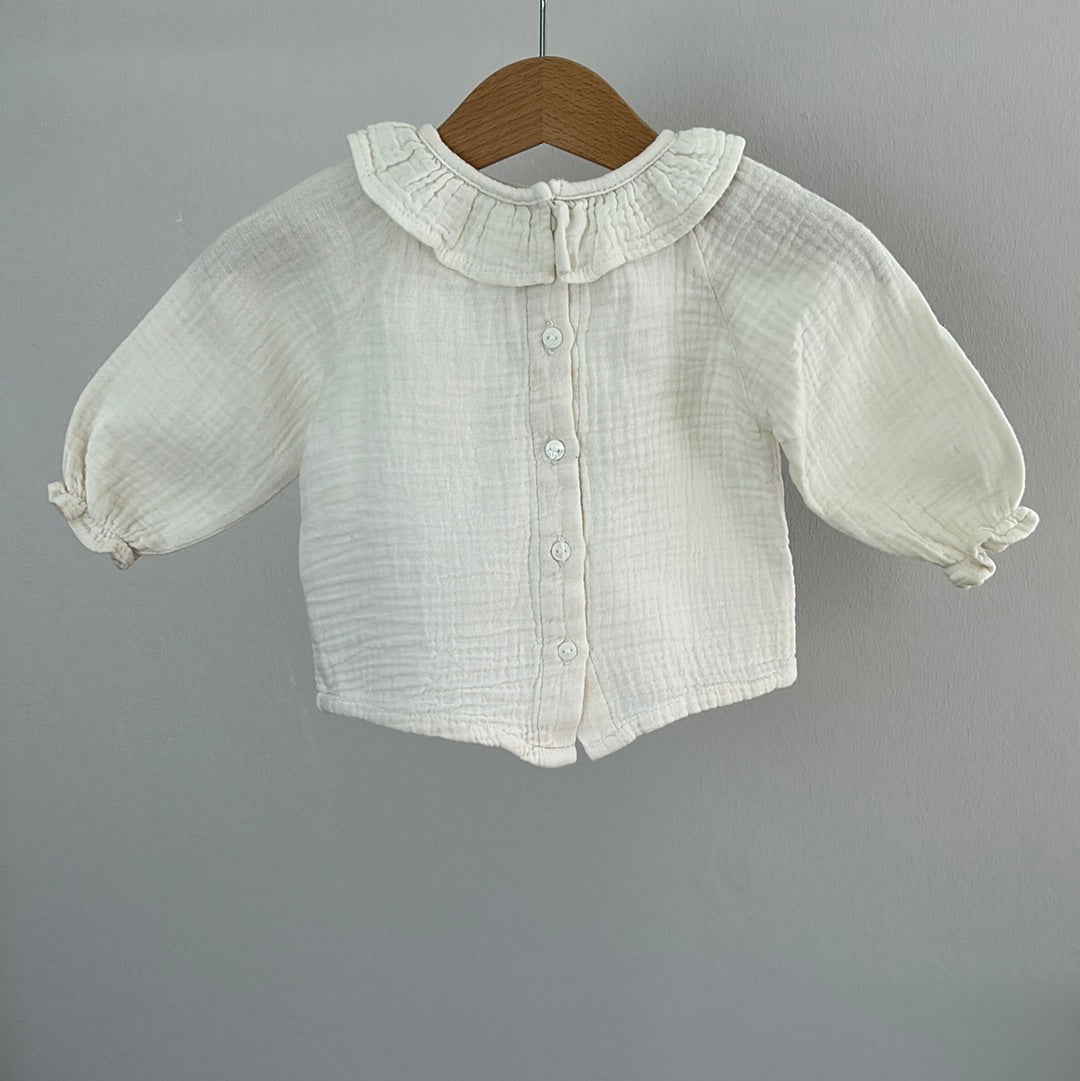 Musselin Bluse - Gr. 68