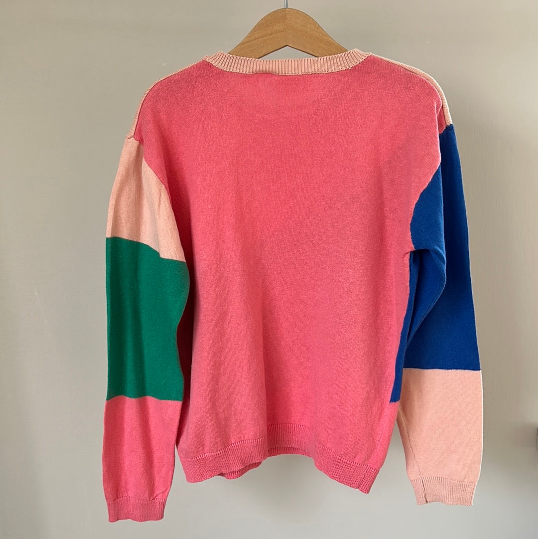 fröhlicher Pullover - Gr. 122/128