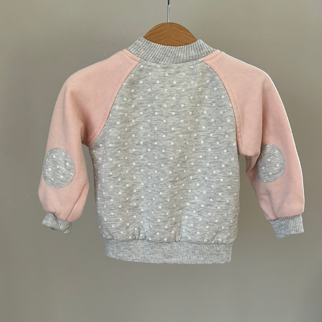 Baseball Sweatshirt Jacke - Gr. 92