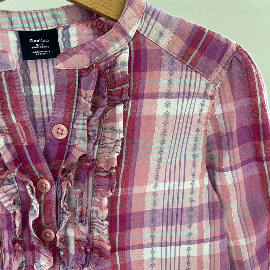 Bluse mit 3/4 Ärmeln - Gr. 116