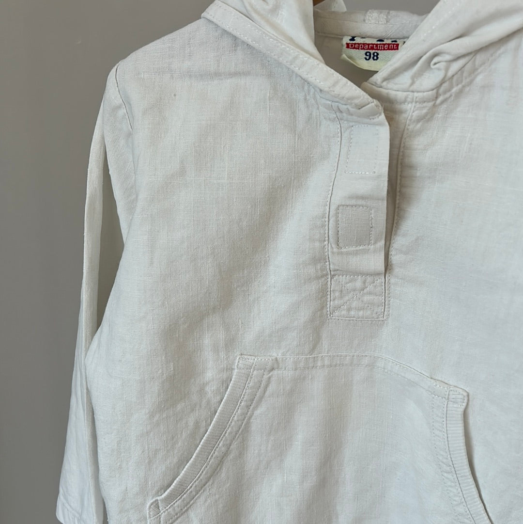 H&M Pullover mit Leinenanteil - Gr. 98