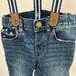 Jeans mit Hosenträgern - Gr. 74