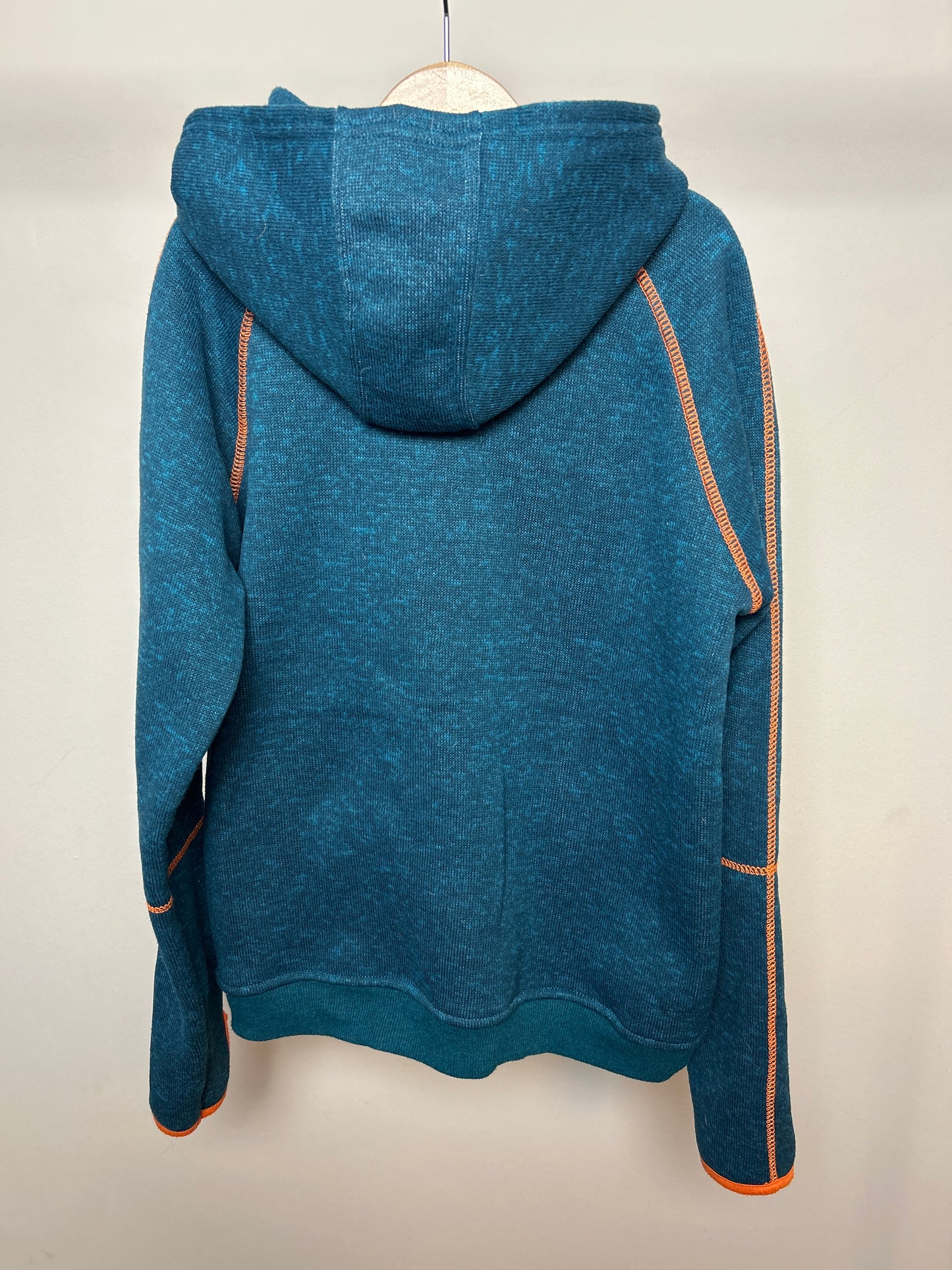 gestrickte Fleece Jacke - Gr. 146/152