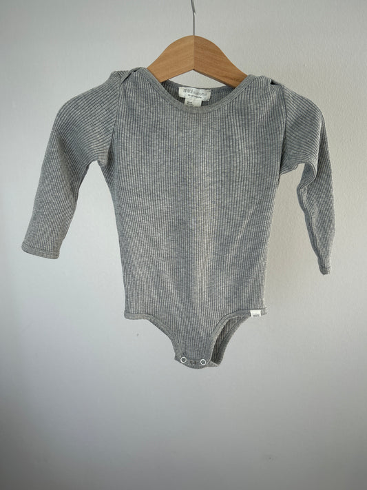 minimalisma Seide/Baumwolle Body Langarm - Gr. 80