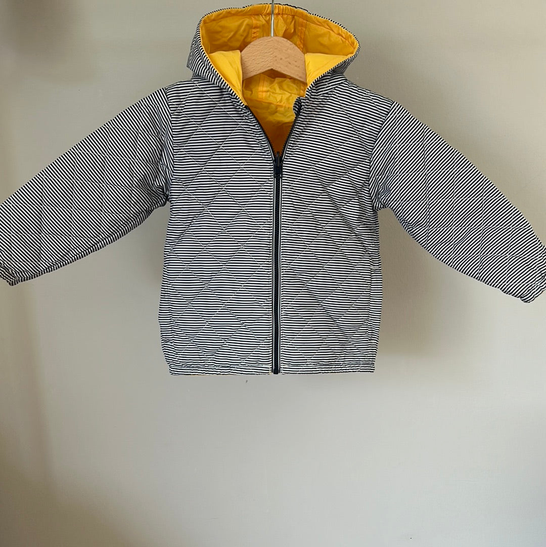 Petit Bateau Übergangsjacke mit Wendefunktion - Gr. 86