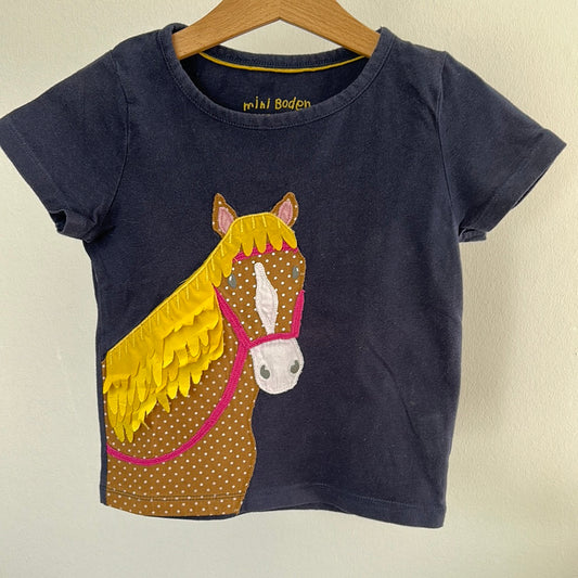 T-Shirt für Pferdemädels - Gr. 98